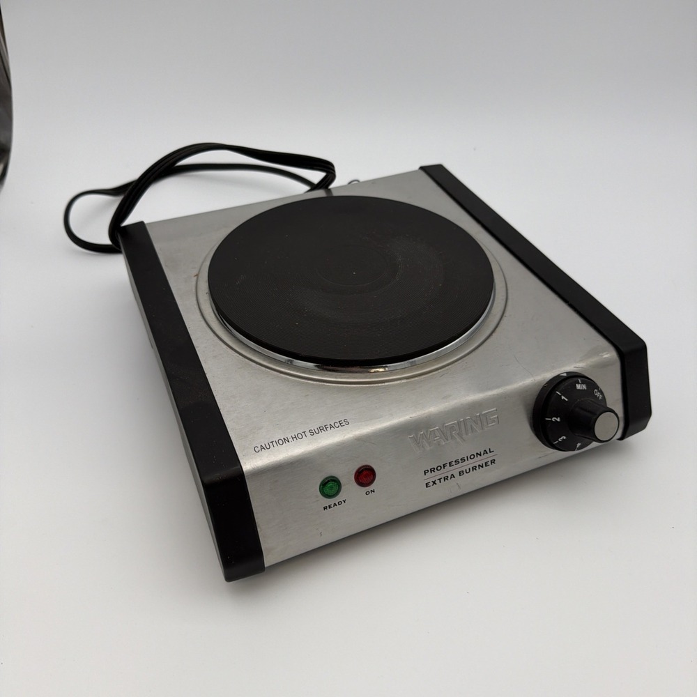 Waring SB30 1300-Watt Portable Single Professional Stainless Extra Burner